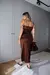 VESTIDO MIDI AMY (MARROM) - Nana Banana