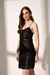 VESTIDO CURTO PAETÊ (PRETO) - comprar online