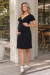 VESTIDO GESTANTE CURTO SOLTINHO TRANSPASSE