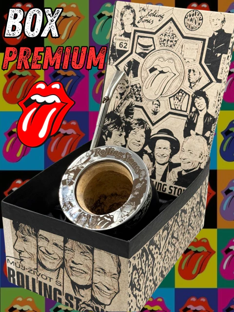 BOX PREMIUM con mate "ROLLING STONES"