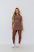 Blusa Tule Castanho - comprar online