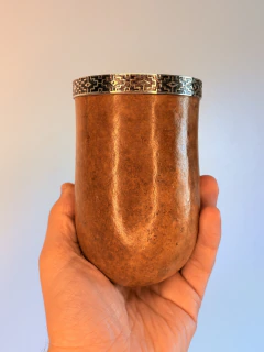 Cuia Natural com Alpaca Lateral - 2419