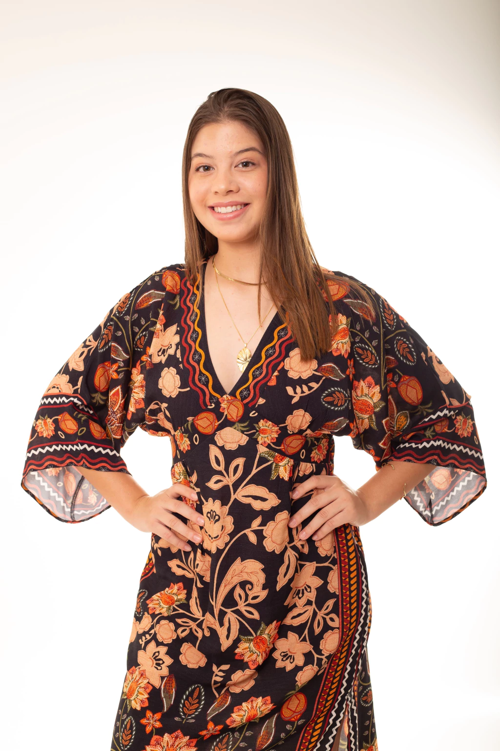 VESTIDO ESTAMPADO LÓTUS