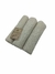 Set x3 Repasadores 400 Gr color BEIGE 100% Algodón Franco Valente