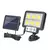 Led dividir luz de parede solar à prova à prova d' água sensor de movimen na internet