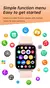 Imagem do Relógios inteligentes para homens e mulheres, smartwatch, frequência cardíaca