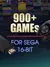 Imagem do Dados Frog-4K HD Vídeo Retro Game Consoles, 900 + Jogos Vara, 16 bits, MD Dual,
