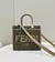 FENDI SUNSHINE JACQUARD (25.5 x 12 x 23)