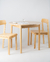 MESA DE COMEDOR DE MADERA ELEMENTAL - comprar online