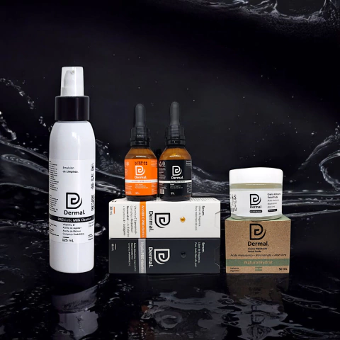 Kit Rutina Prebiótica Natural Completa Antiedad/Antimanchas Vitamina C/Hialurónico/Niacinamida - comprar online