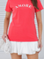 Camiseta Feminina Estonada Amore Coral Uzzy Algodão - comprar online