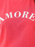 Camiseta Feminina Estonada Amore Coral Uzzy Algodão na internet