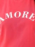 Camiseta Feminina Estonada Amore Coral Uzzy Algodão na internet