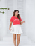 Camiseta Feminina Estonada Amore Coral Uzzy Algodão - loja online