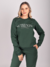 BLUSA MOLETOM AUTHENTIC VERDE MUSGO BASICO UZZY na internet