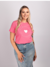 Camiseta Feminina Be kind Rosa Uzzy Algodão na internet