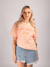 Camiseta Feminina Capri Beach Salmão Uzzy Algodão - comprar online