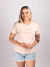 Camiseta Feminina Estonada Dreams Areia Uzzy Algodão - comprar online