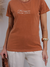 Camiseta Feminina Estonada Heart Ferrugem Uzzy Algodão - comprar online
