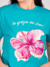 Camiseta Feminina La Grazia Azul Uzzy Algodão - comprar online