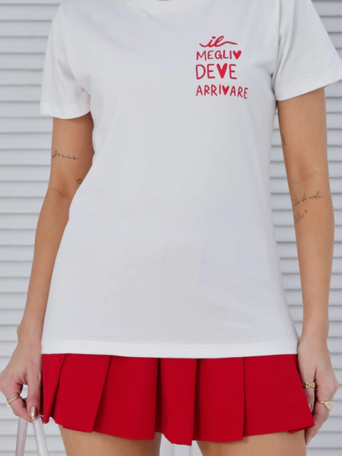 Camiseta Feminina Megliu Off Uzzy Algodão - comprar online
