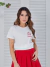 Camiseta Feminina Megliu Off Uzzy Algodão - Uzzy T-Shirt Atacado