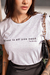 Camiseta Feminina You Need Mescla Claro Uzzy Algodão