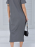 Vestido Feminino Midi Courage Chumbo Uzzy Algodão - Uzzy T-Shirt Atacado