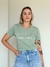 Camiseta Feminina Estonada Dreams Verde Uzzy Algodão - Uzzy T-Shirt Atacado