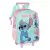 Mochila com Rodas Luxcel Stitch - Verde - comprar online