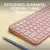 Teclado Logitech K380S Bluetooth Rose - Pebble Keys 2 en internet