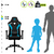 Silla Gamer Thunder X3 TC3 Azure Blue By Aerocool - SillasGamer