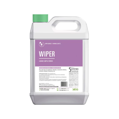 Seiq WIPER Limpia Vidrios x5l - comprar online