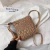 Bolsa Feminina Pequena De Palha Verão Praia Crossbody Com Borla Boho Tecer De Ombro Artesanal Ou Viagens De Férias na internet