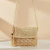 Bolsa Feminina Pequena De Palha Verão Praia Crossbody Com Borla Boho Tecer De Ombro Artesanal Ou Viagens De Férias - loja online