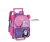 Kit Mochila Rodinha Luluca Pandinha Lancheira Estojo 2026 Rosa-chiclete Luluca - Diva Import