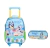 Mochila de Rodinhas com Alça Costas 16 Bluey X Praia Escolar+Estojo
