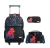 Mochila com Rodas Homem-Aranha Marvel+lancheira+estojo