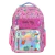 Mochila Escolar Tween 43cm Hello Kitty Metalizado com Patches