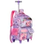 KIT Mochila de Rodinhas com Alças Haste T Tween 43cm Hello Kitty e Amigos - Kuromi e My Melody na internet