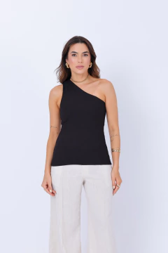 Imagem do Blusa Canelada Manga Nula