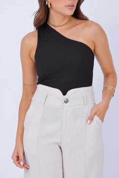 Blusa Canelada Manga Nula - loja online