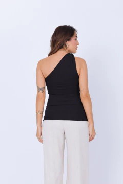 Blusa Canelada Manga Nula - comprar online