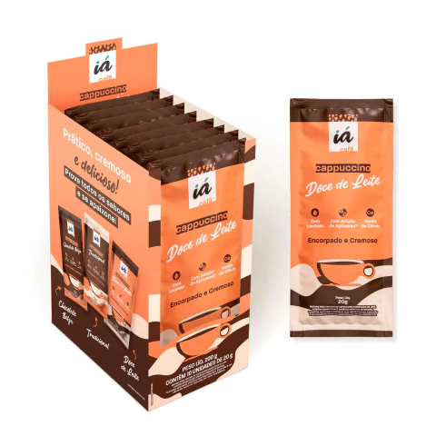Display iá Cappuccino Doce de Leite - 10 sachês