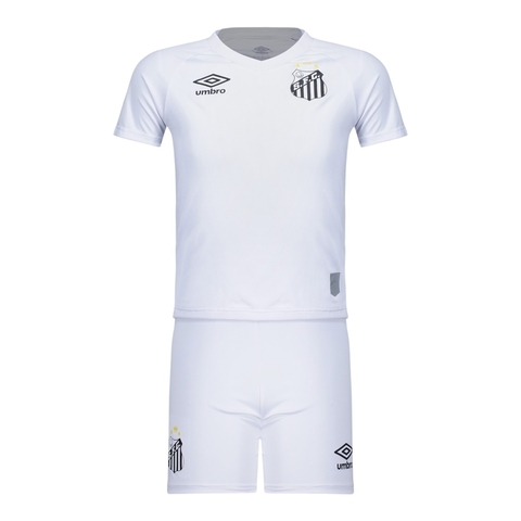Kit Infantil Santos I 25/26 - Umbro - Branco