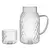 JARRA C/VASO 1100 ML LABRADA