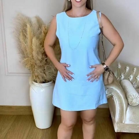 Vestido Feminino Alfaiataria Reto - comprar online