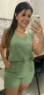Conjunto Feminino Linho com Short e Blusa com Cinto na internet