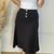 Saia Midi Feminina Viscolinho Elástico Itália - Loja Valorè