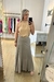 Saia Longa Feminina Alfaiataria Linho - comprar online